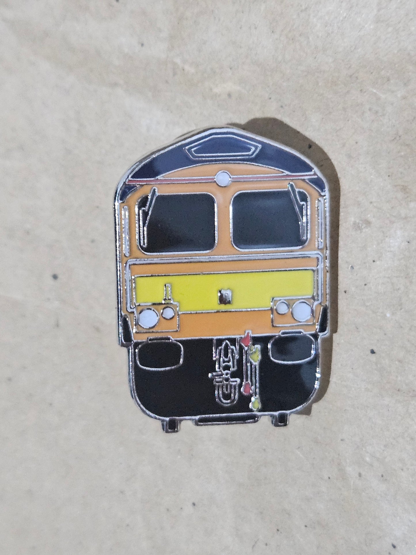 GBRF Class 66 Front View Butterfly Pin Badge