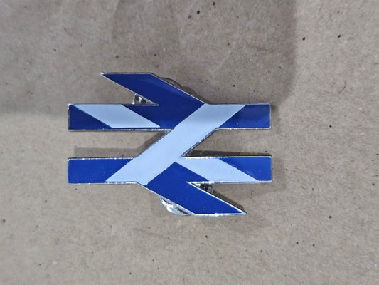 LIMITED EDITION Scotland Flag Double Arrows Butterfly Pin Badge