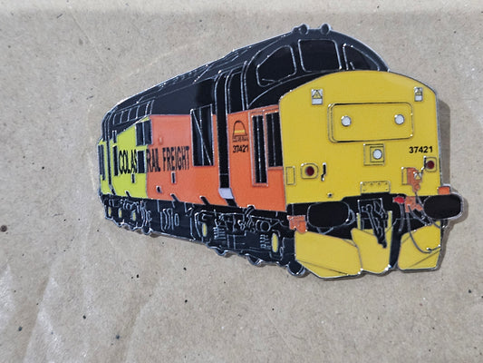 Colas Class 37 Enamel Brooch Pin Badge