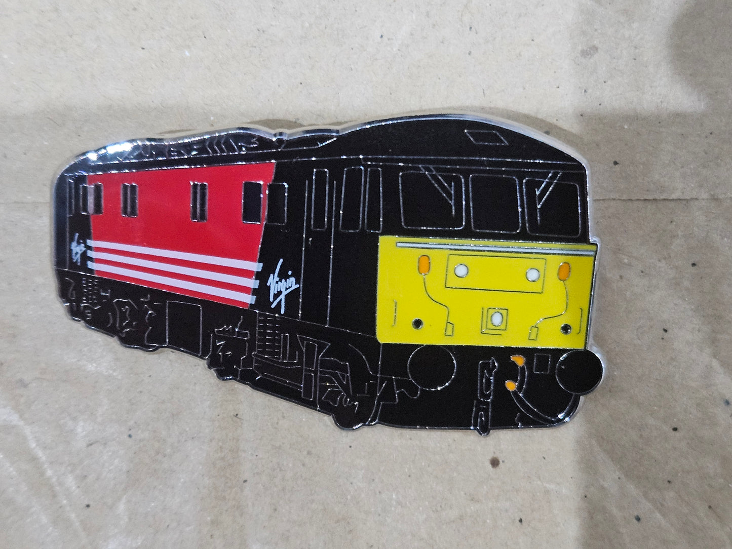 Virgin Trains Class 86 Enamel Brooch Pin Badge