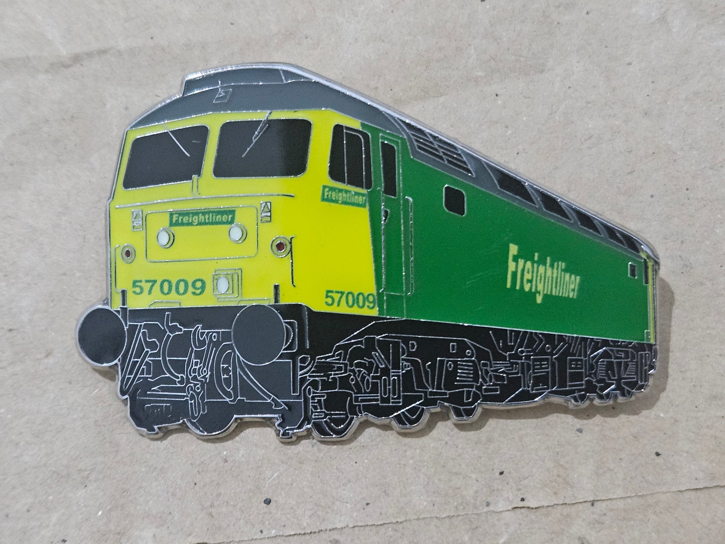 Freigtliner Class 57 Enamel Brooch Pin Badge