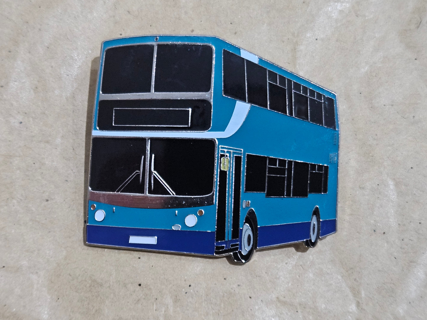 Arriva Trident Enamel Brooch Pin Badge