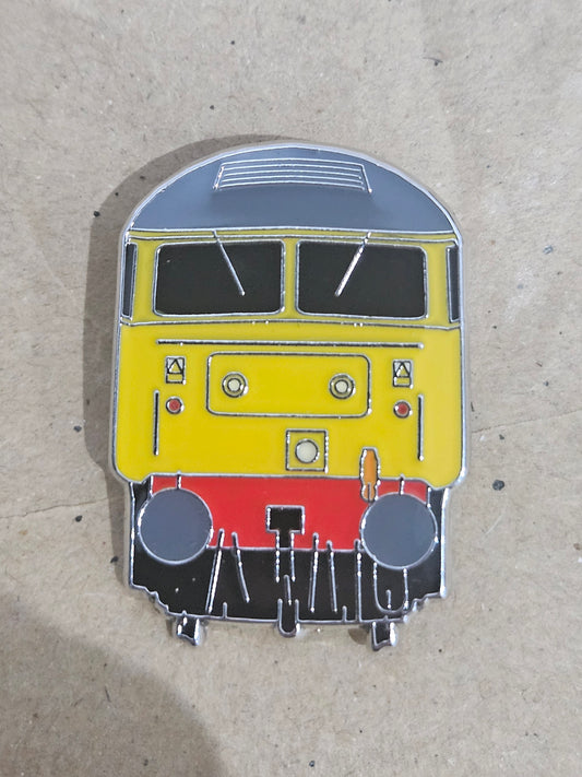 BR Class 47 Front View Brooch Pin Badge